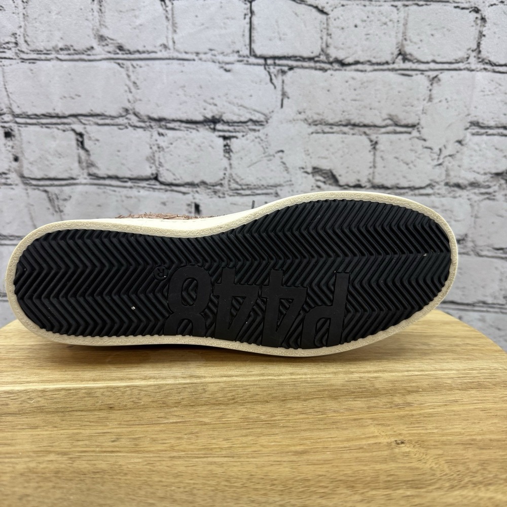 P448 John Pink Python Low Top Sneaker Made In Ita… - image 8